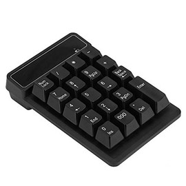 Tangxi Wireless Bluetooth Numeric Keypad,19 Suspension Keys Wireless Number Pad,Durable Portable Numpad Keyboard for Laptop,Notebook,Tablets,Windows,Smartphones,Surface Pro,Black