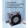 Compact PTC Fan Heater: 12V 50W Portable Ceramic Air Heater
