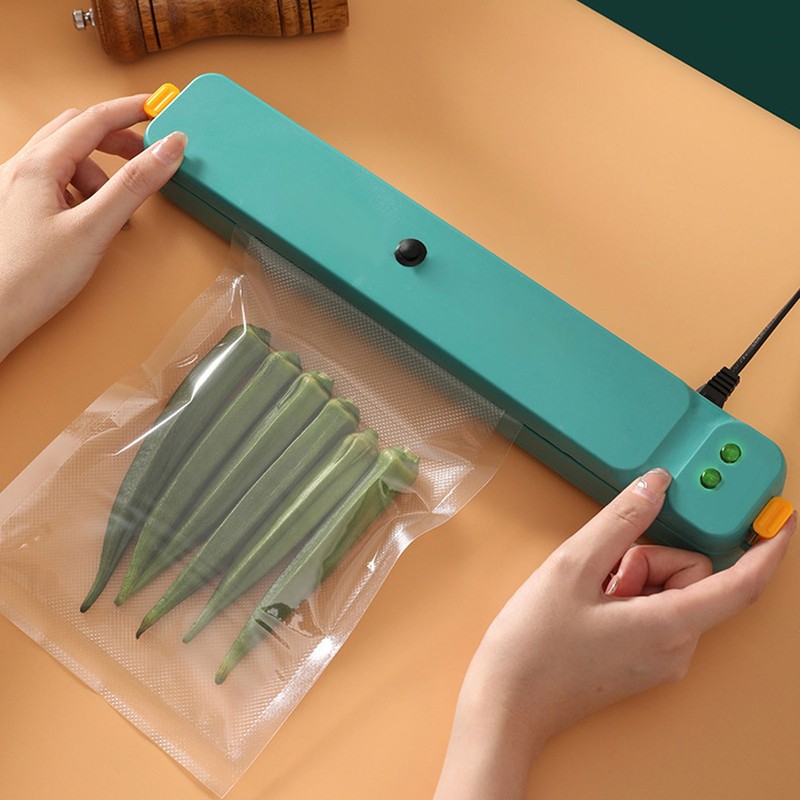 Food Vacuum Sealing Machine Green Mini Auto Wide Applicable Easy