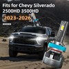 fits for 2023-2026 Chevy Silverado 2500HD 3500HD low-high fog lights