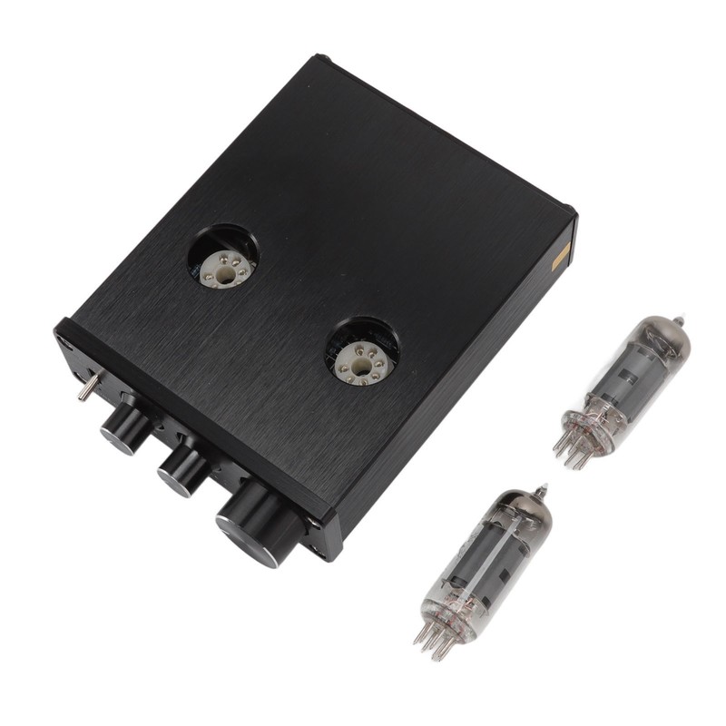 TUBE 03 Audio Amplifier Black with 6K4 Electronic Bile Duct