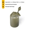 RTIC 1 Gallon Outback Jug, Stainless Steel, Ceramic Lined Insulated