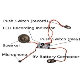 Unbranded BR9  20 Second recording module with 9V battery Connector