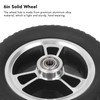6in Wheelchair Wheel Light Sturdy Aluminum Alloy Hub Quiet Anti