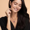 CDE Women's Rose Gold Heart Necklace for Women, Jewellery with