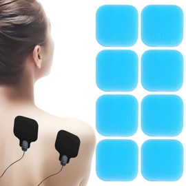 elthmpr Pack of 30 EMS Gel Pads, Abdominal Trainer Gel Pads, Muscle Training Device, Gel Pads, Muscle Stimulator, Replacement Parts, Hydrogel Pads for EMS Trainer, Abdominal Trainer, Muscle