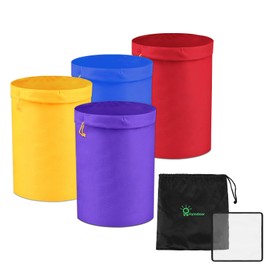 Hyindoor 20L 5 Gallon 4 Bags Bubble Bag Herb Ice Essence Extraction Bag Kit with Press Strainer and Carry Bag
