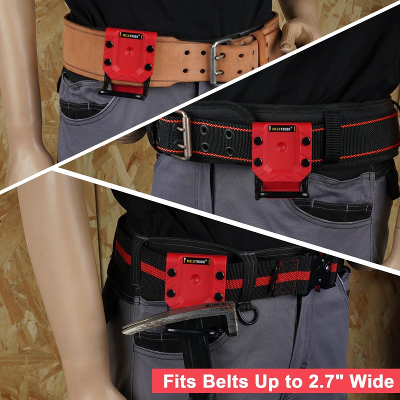MELOTOUGH Hammer Holder for Tool Belt, Hammer Holster, Hammer Loop,