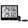 Shinwa Sokutei Digital Thermometer/Hygrometer, Smart C Max/Lowest, Waterproof External Sensor