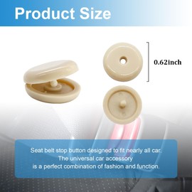 10 Sets Sicherheitsgurt-Knopf-Stop, Kunststoff-Sicherheitsgurt-Stop-Clips, Universal-Schnappsystem, Sicherheitsgurt-Schnallen-Stopper-Kit, verhindern, dass die Schnalle nach unten rutscht, kein