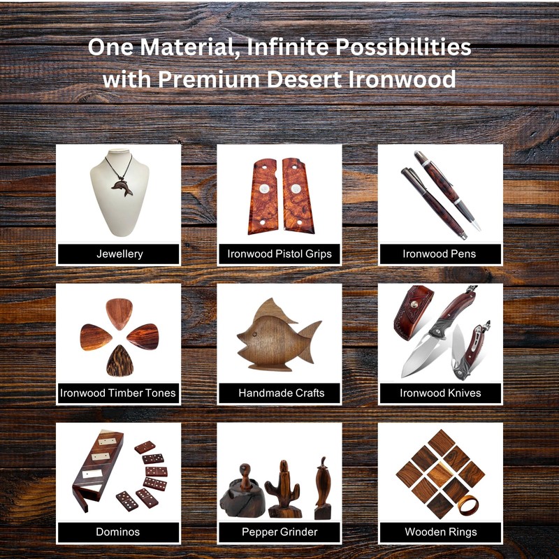 IECAP LLC Desert Ironwood Pen Blanks Pack of 10 –