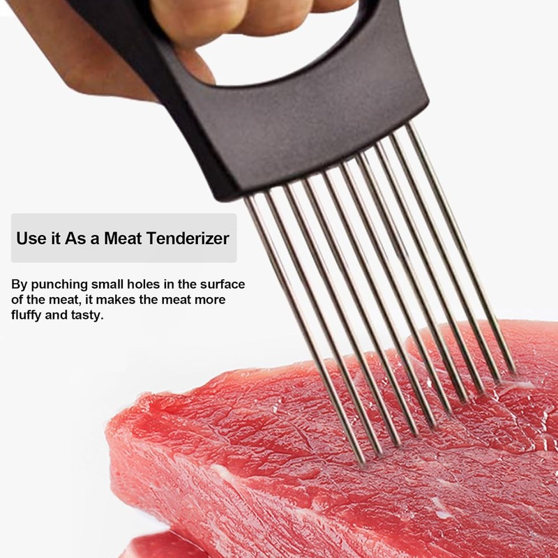 Onion & Lemon Slicer Holder, Vegetable Cutter for Potato, Tomato,