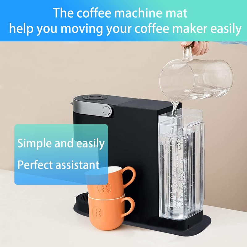 Keurig Coffee Maker Mat - Appliance Sliders for Kitchen Appliances,