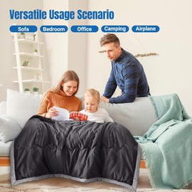 BEZHGOC Summer Cooling Blanket for Night Sweats, Lightweight Soft Cool Sheets Breathable Ice Blanket for Hot Sleepers Sofa Bed 140x100cm (Grey)