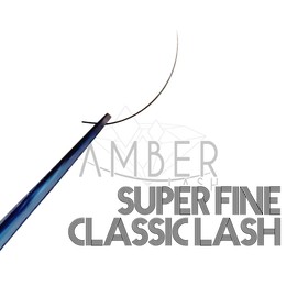 Sharp Lash Mink by Amber Lash, 12 Rows of Classic Eyelash Extension Tray with Various Curls, Length, and Thickness, for Professionals C 0.15 x 8mm