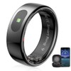 LED Touch Smart Ring for Women Men- Fitness Tracker with