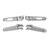 Motorcycle Foot Pegs Complete High Strength Strong Grip Replacement for