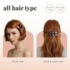 Basic Sense Large Metal Hair Clips for Women, Oval -