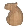 Brave Wings Hand Carved Wooden Dragon ~ Plain Dragon Egg