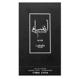 Lattafa Perfumes | Ansaam Silver - Unisex Fragrance - 3.4 oz (100ml) Aromatic - Vanilla - Spicy Fragrance