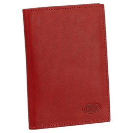 Luxury Leather ID Card Holder Basic Document Folder Ideal for Car Various Colours, red, ID wallet