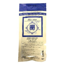 gurandekkusu 和漢 Saturation Dyed Criss Cross Eight Number G Blue Star