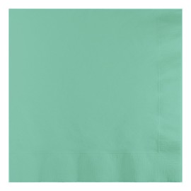 Creative Converting 3-Ply Fresh Mint Lunch Napkin, 6.5" x 6.5", Green