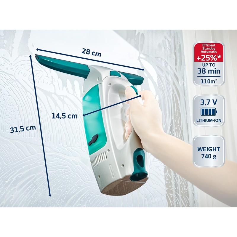 Leifheit 51000 ”Dry and Clean” Window Vacuum, 51000