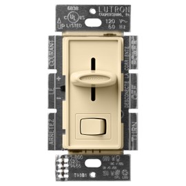 Lutron Skylark LED+ Dimmer Switch for Dimmable LED, Halogen and Incandescent Bulbs | 150W/Single-Pole or 3-Way | SCL-153P-IV | Ivory