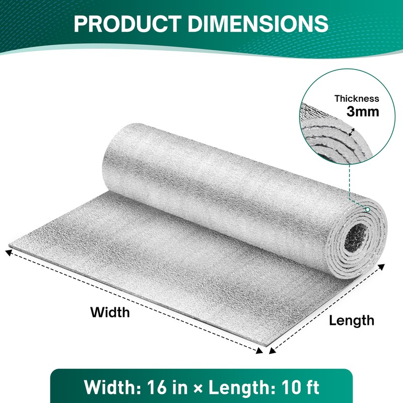 HADOR Window Insulation for Winter, Reflective Insulation Roll 16 in