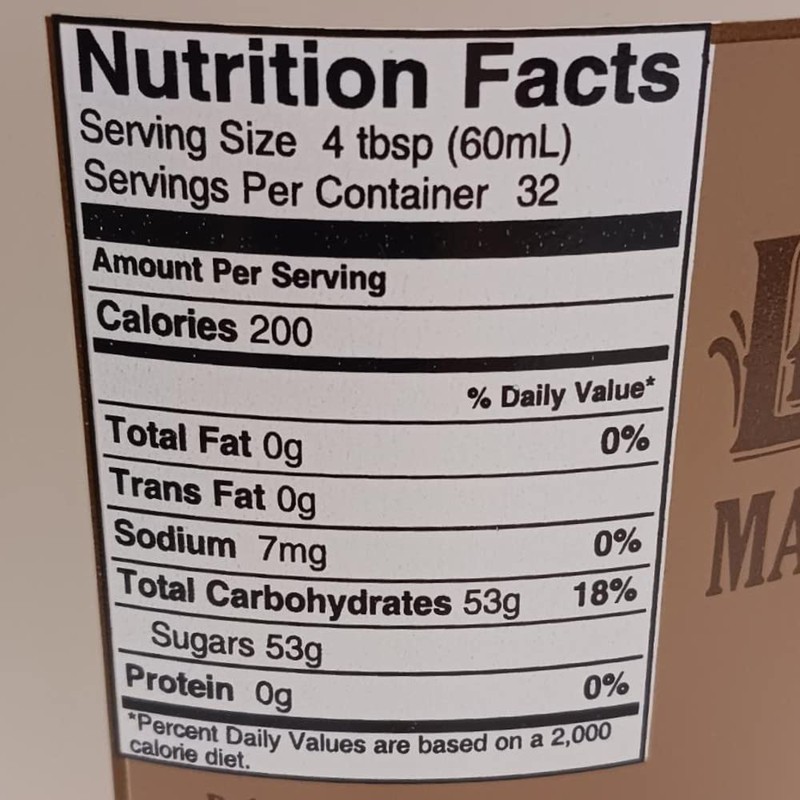 Lehman's Real Pure Maple Syrup U.S. Grade A Medium Amber