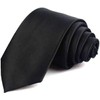 Urban Lane Funeral Tie - Mens Black Tie For Funeral