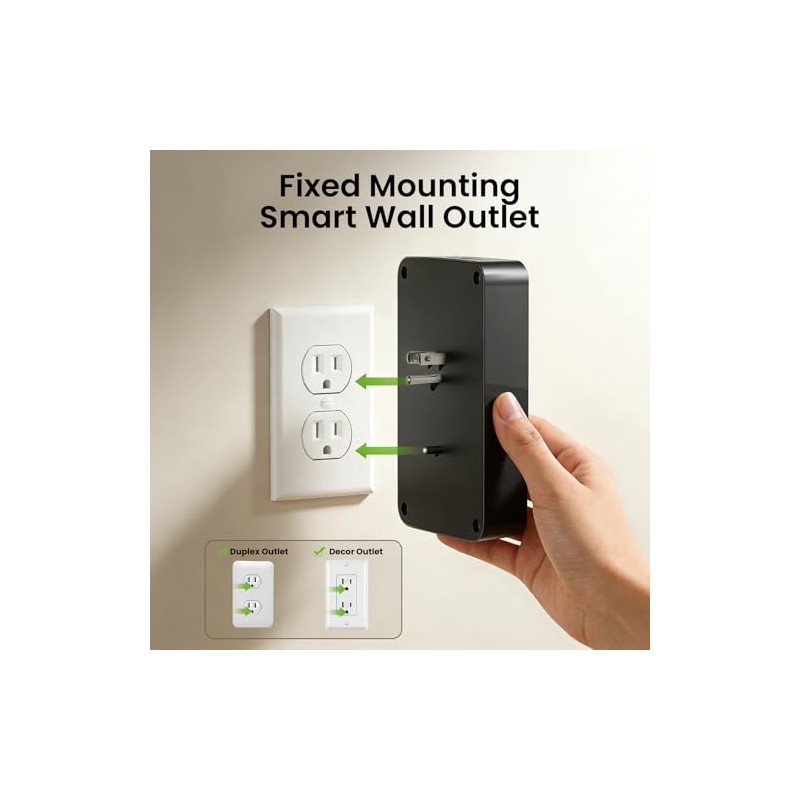 GHome - Extensor de Enchufe Inteligente, Cargador de Pared USB