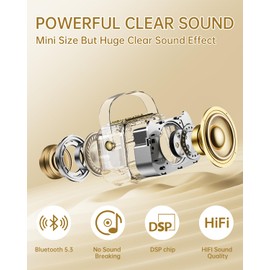 EAIHW Karaoke Machine for Kids Adults,Portable Bluetooth 5.3 Karaoke Speaker,Mini Karaoke Machine with 2 Wireless Microphones,LED Lights for Home Party,Christmas Brithday Ideal Gifts for Girls Boys