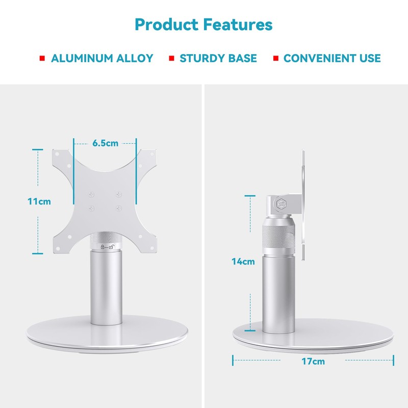 Letlar Tiltable Stand for Echo Show 21 & 15 (1st,