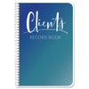 BookFactory Client Record Book Customer Tracking Journal - 100 Pages