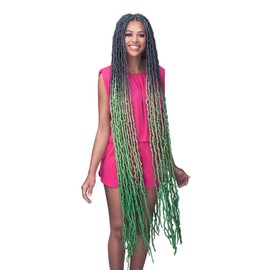 Bobbi Boss Crochet Braids African Roots Braid Collection 2X NU Locs 46" (1-PACK, 3T4/OR/613)