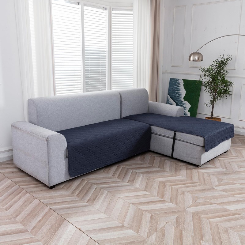 Genina 100% Waterproof Couch Cover for 4 Cushion for Dogs,