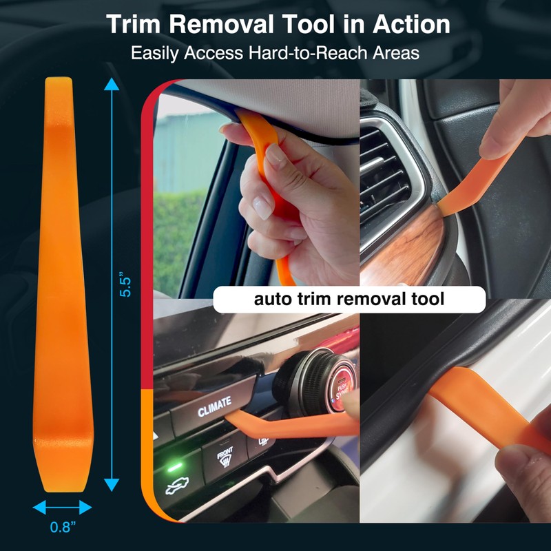 Dash Cam Cable Management Kit – Auto Trim Tool, 20