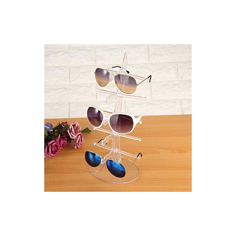 POFET Sunglasses Glasses Acrylic Crystal Clear Display Retail Show Stand