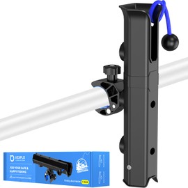VEXPLO Clamp On Fishing Rod Holder for Bike Bicycle Ebike Scooter Golf Cart