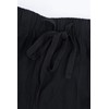 HVEPUO Women's Cotton Linen Shorts, Elastic Band Hot Pants, Summer