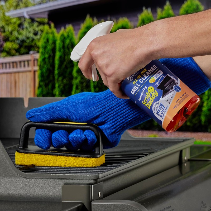 Mr. Bar-B-Q Grill Scrubber Brush Set Powered by Scrub Daddy