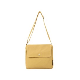 BNMVBJN Shoulder Bag for Women Women Simple Canvas Shoulder Bag Ladies Pure Cotton Fabric Crossbody Bag Casual Messenger Bags School Books (Color : White), White