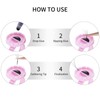 Miuffue 300 Pcs Glue Rings Smart Glue Holder for Eyelash
