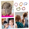Baluue 10pcs Elastic Hair Ties for Girls Fashionable Hair Scrunchies
