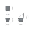 Brabantia 109720 Sort & Go Plastic Waste Bin, 58.4 x