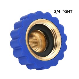 MEASUREMAN Water Pressure Test Gauge Water Faucet Adaptor, Lead-Free Brass Adapter, Garden Hose Connector, Adapter, Garden Hose Fitting