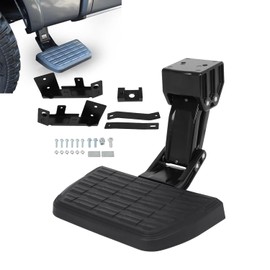 S SONLEE 75413-01A Truck Bed Step Side Step Retractable Step for 2017-2022 Ford F250 F350 Super Duty Bed Step Bumper Step,Replace#75413-01A