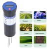 Soil Temperature Humidity Conductivity Sensor with LCD Display Quick Response